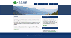 Desktop Screenshot of gorgeholdings.com
